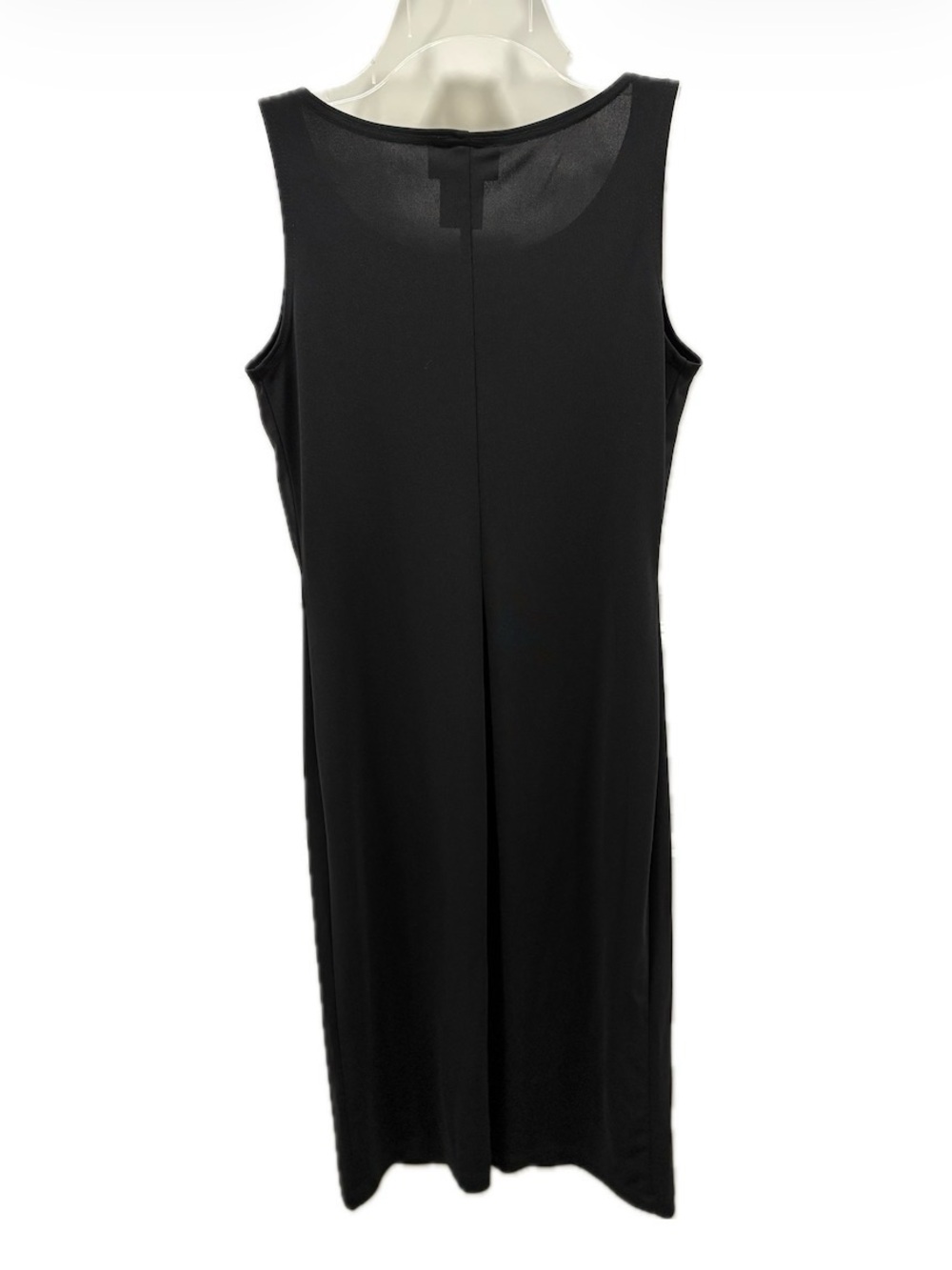 Be Smart Black Tank Sheath Midi Dress | Size 5/6 | Made in USA - Picture 2 of 3
